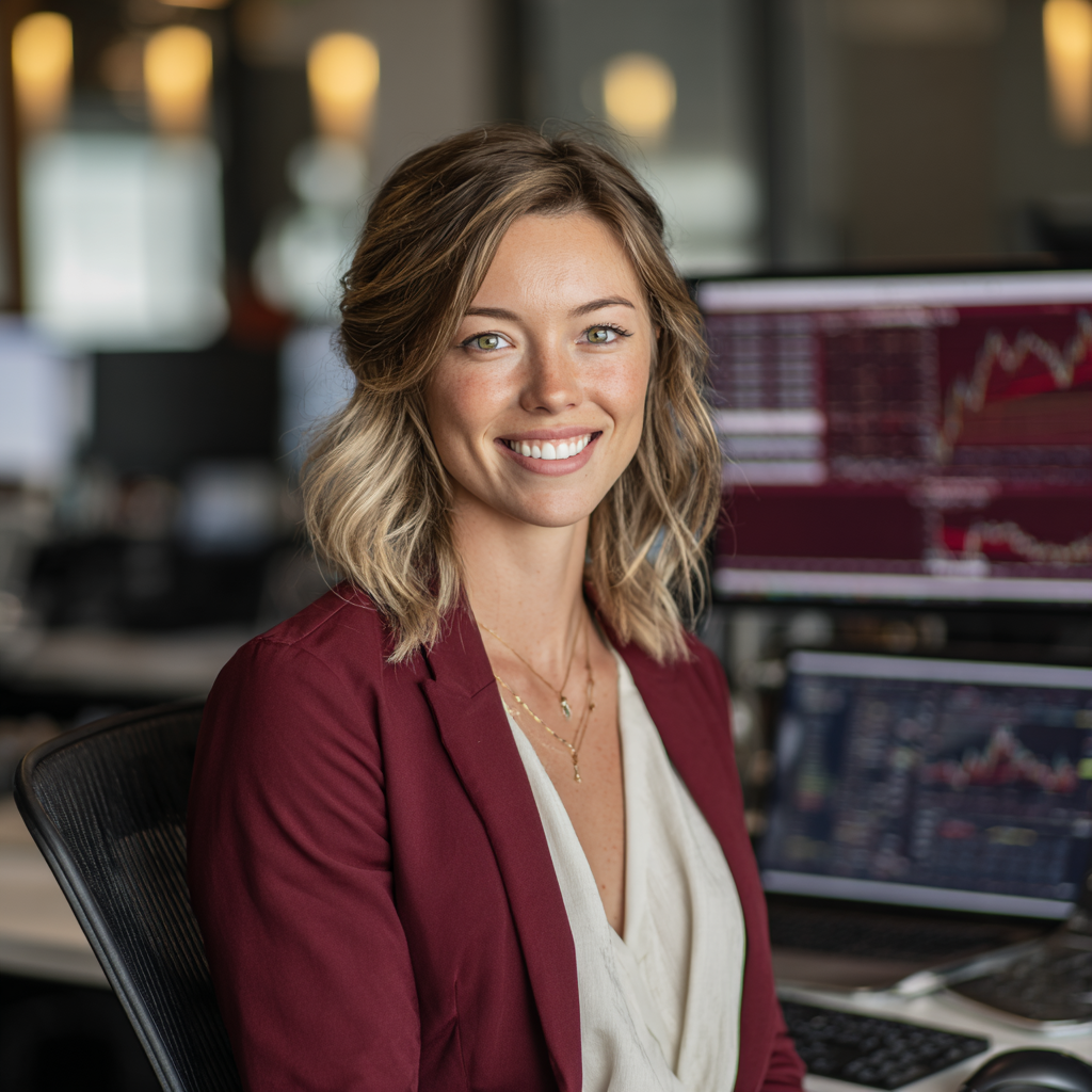 AI-generated photo of the fictional persona Sarah Williams who is an imagined Auto Insurance Agent