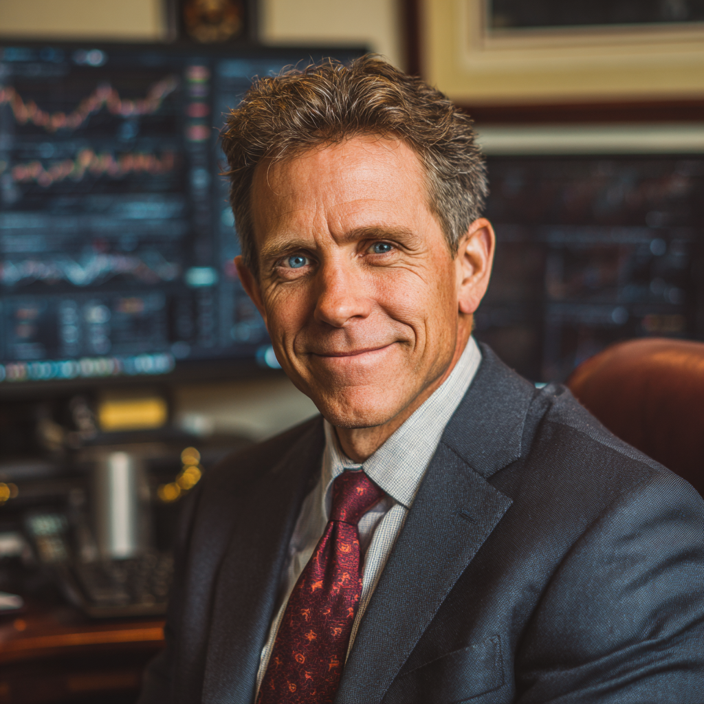 AI-generated photo of the fictional persona Michael O'Brien who is an imagined Retirement Planning Advisor